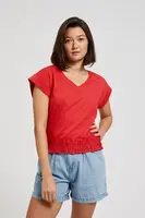 Marisse Women's Blouse L-Ts-4413 Red