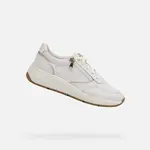 White women's sneakers Geox Cristael - Women's