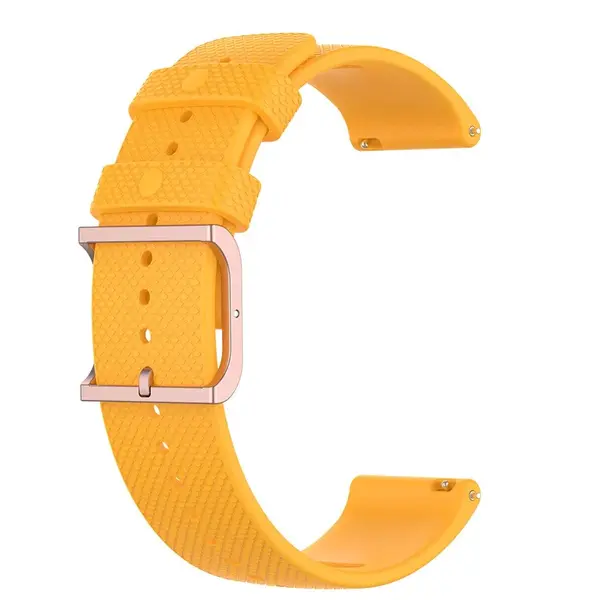 BStrap Silicone Rain remienok na Garmin Vivoactive 4, yellow