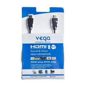 Vega HDMI kábel 10.2Gb/s 4m čierny AA-1064