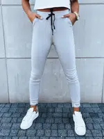 Dámské kalhoty teplákové VELVET SKY Barva světle šedá DSTREET