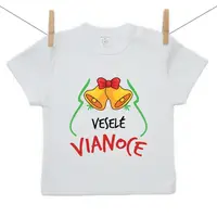 Boodyy Tričko s krátkym rukávom Veselé Vianoce 98 (2-3 roky)