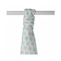 XKKO BMB Bambusová osuška Scandinavian Baby Mint Cross, 90x100, 1ks