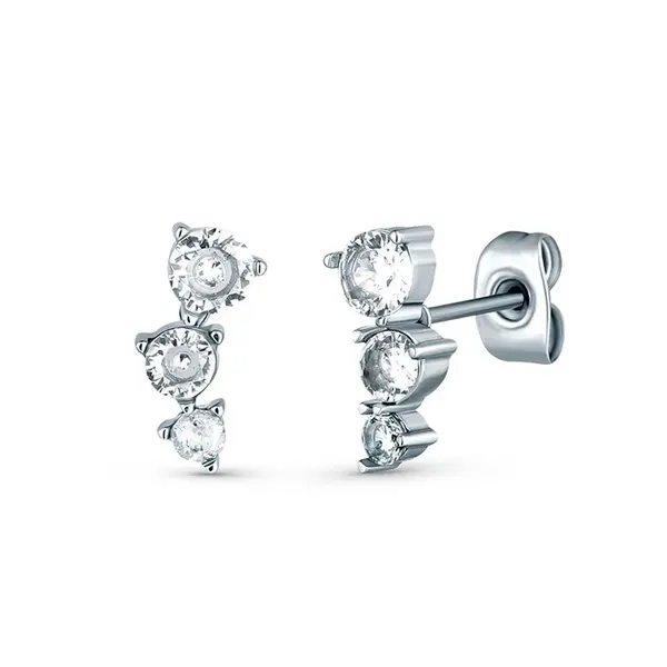 Stříbrné náušnice Patis