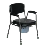 REHAFUND RF-840 LOUIS toaletné kreslo výškovo nastaviteľné čierne