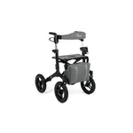 Odľahčené 4-kolesové chodítko RANGER čierne