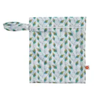 XKKO Nepremokavé vrecko, veľkosť S - Peacock Feathers