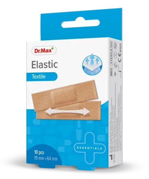 Dr.Max Náplasť Elastic,19 x 64 mm