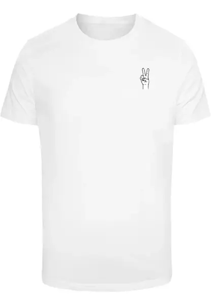 Men's T-shirt Peace Hand - white