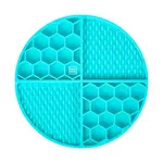 Silikónová lízacia podložka a pomalé kŕmenie pre psa a mačku modrá