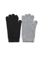 Black and grey women's gloves 2 pcs ORSAY - Women's