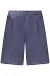 K-WAY MEN'S BERMUDA PANTS BLUE