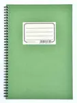 Kroužkový blok ZELENÁČ A4, 50 listů (s boční vazbou, linky/tečky)