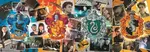 Panoramatické puzzle Harry Potter: Čtyři bradavické koleje 1000 dílků