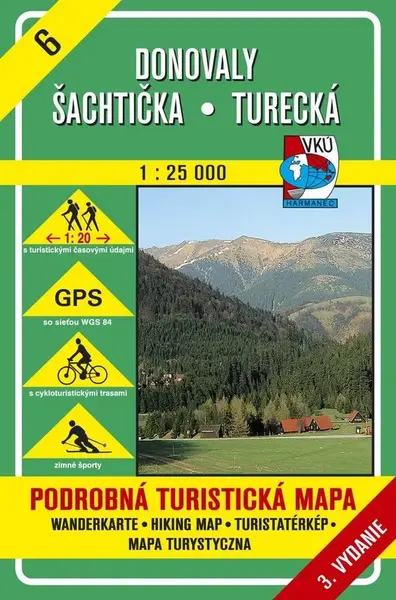 Donovaly Turecká Šachtička 1 : 25 000