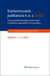 Komentovaná judikatura k a. s. 2023