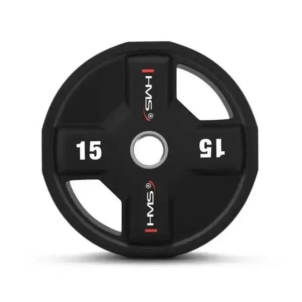 HMS TPC15 Olympijský kotouč, černá, velikost 15 KG