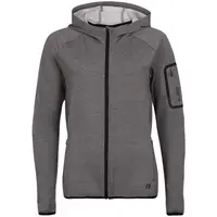 Fitforce LOVISA Dámská fitness mikina, tmavě šedá, velikost