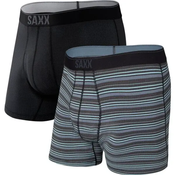 SAXX QUEST 2PK Pánské boxerky, tmavě šedá, velikost XXL