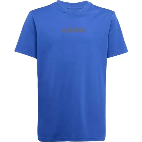 adidas LINEAR Dětské tričko, modrá, velikost