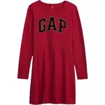 GAP V-FRCH LOGO Dívčí šaty, červená, velikost