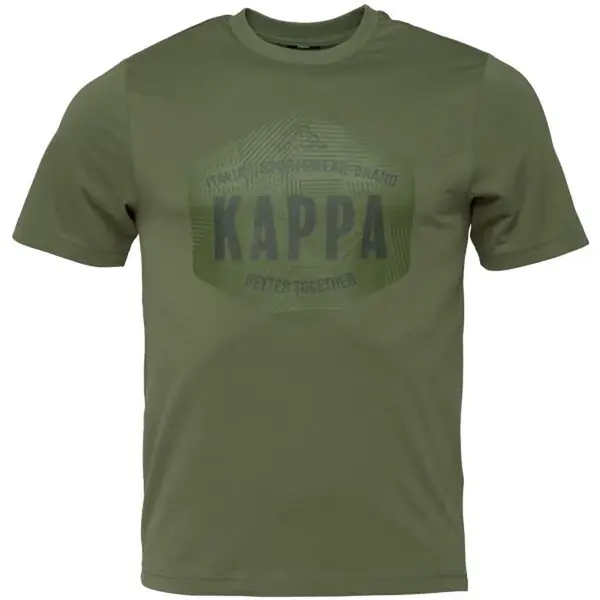 Kappa LOGO GAZIMA Pánské triko, khaki, velikost
