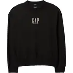 GAP CORP LOGO CREW Pánská mikina, černá, velikost