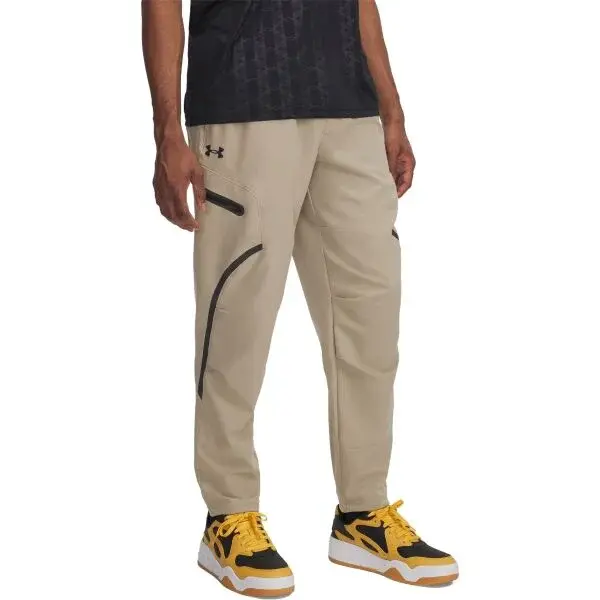 Under Armour UNSTOPPABLE CARGO PANT Pánské kalhoty, béžová, velikost M