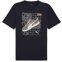 Puma GRAPHIC SNEAKER TEE Pánské triko, tmavě modrá, velikost