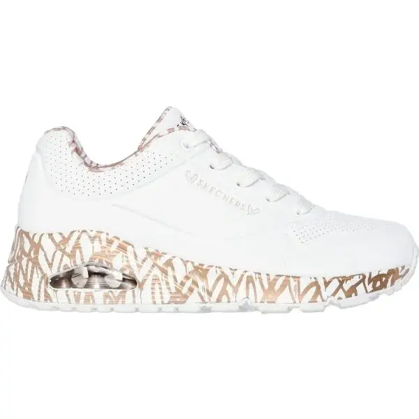 Skechers UNO Dámská vycházková obuv, bílá, velikost