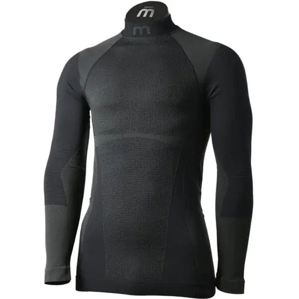 Mico MAGLIA LUPETTO M/L WARM CONTROL Pánské termoprádlo, černá, velikost 2