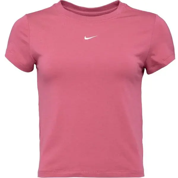 Nike SPORTSWEAR CHILL KNIT Dámské tričko, růžová, velikost