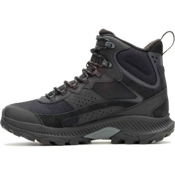 Merrell SPEED STRIKE 2 THERMO MID WP Pánské outdoorové boty, černá, velikost 44.5