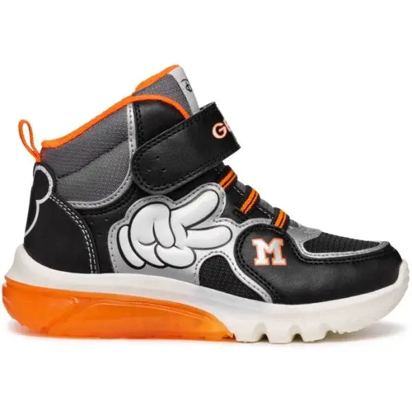 Geox J CIBERDRON F 24-27 EU Chlapecké tenisky, černá, velikost