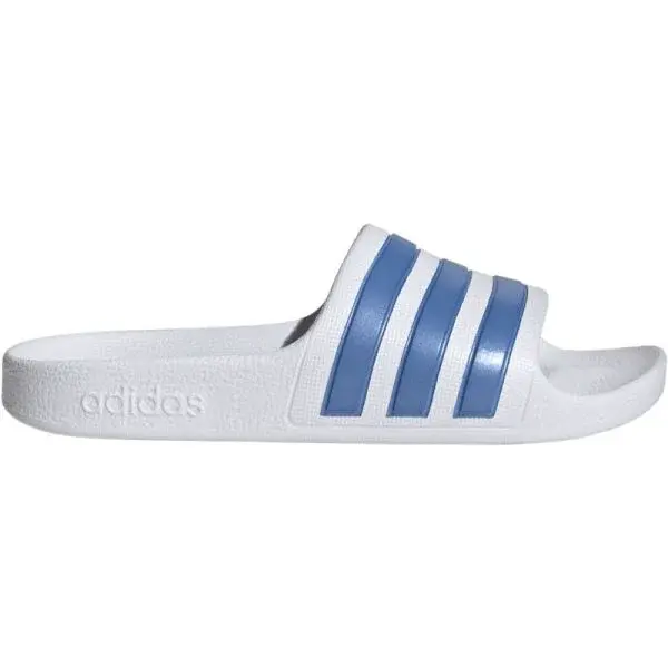 adidas ADILETTE AQUA K Dětské pantofle, bílá, velikost