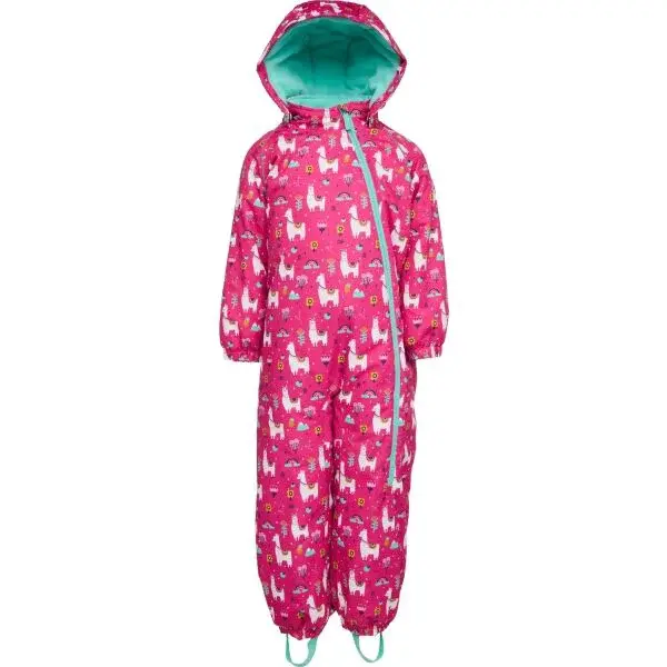 Lewro ZAYAN Dětský zateplený overal, růžová, velikost 80-86