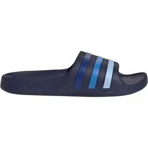 adidas ADILETTE AQUA K Dětské pantofle, tmavě modrá, velikost 37