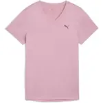 Puma W TAD ESSENTIAL VNECK TEE Dámské sportovní triko, růžová, velikost