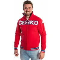 Kappa EROI JKT CZ Pánská mikina, červená, velikost