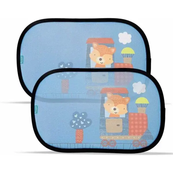 ZOPA ZVÍŘÁTKA Sluneční clona do auta, modrá, velikost