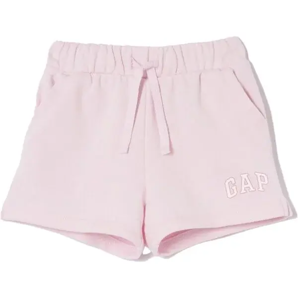 GAP V-FRCH LOGO Dívčí kraťasy, růžová, velikost 3Y