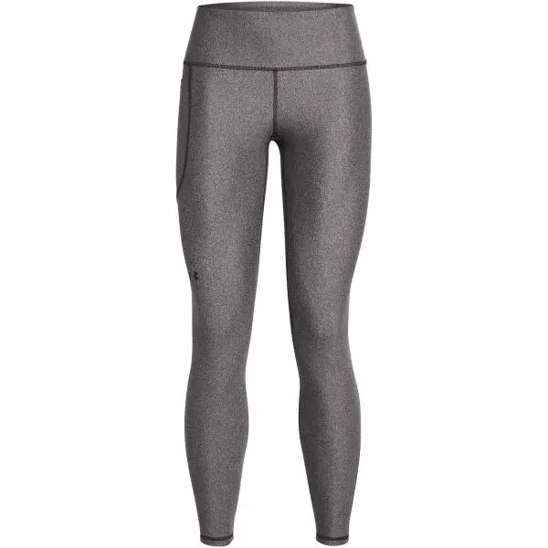 Under Armour TECH HIRISE LEGGINGS Dámské kompresní legíny, tmavě šedá, velikost