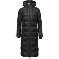 Willard BLONDA Dámský dlouhý prošívaný kabát, černá, velikost