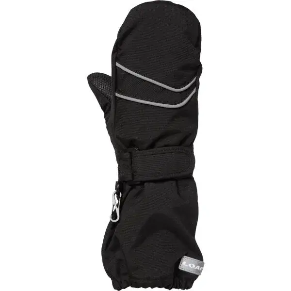 LOAP RUDA Dětské palčáky, černá, velikost 1-2Y