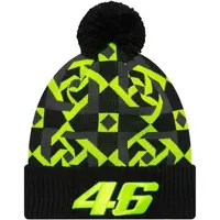 New Era VR46 GEO CUFF BEANIE Zimní čepice, černá, velikost UNI