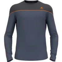 Odlo REVELSTOKE PERFORMANCE WOOL 150 Pánské termotričko, tmavě šedá, velikost