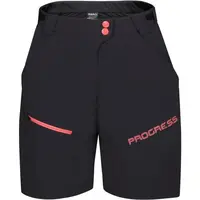 PROGRESS GENIA BIKE SHORTS Dámské cyklistické šortky, černá, velikost