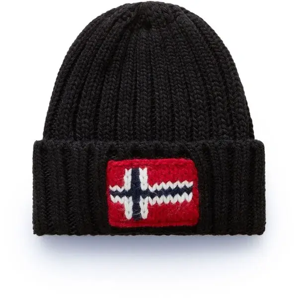 Napapijri F-SEMIURY Zateplená čepice, černá, velikost UNI