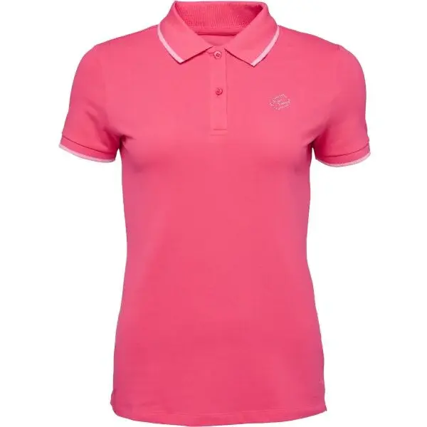 Lotto CLASSICA POLO SHIRT Dámské tričko s límečkem, růžová, velikost