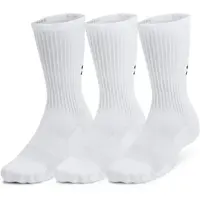 Under Armour TC 3PK CREW Unisex ponožky, biela, veľkosť M